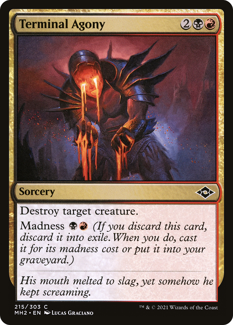 Terminal Agony (215) Foil - Modern Horizons 2