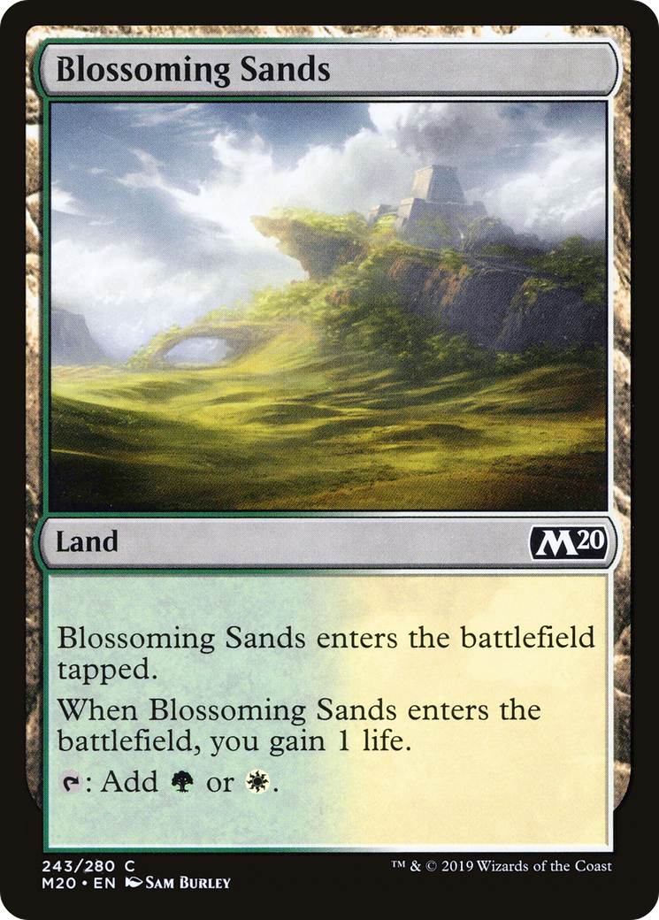 Blossoming Sands (243) Foil - Core Set 2020
