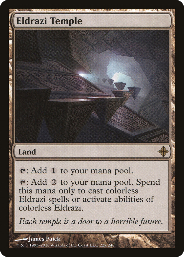 Eldrazi Temple (227) Foil - Rise of the Eldrazi