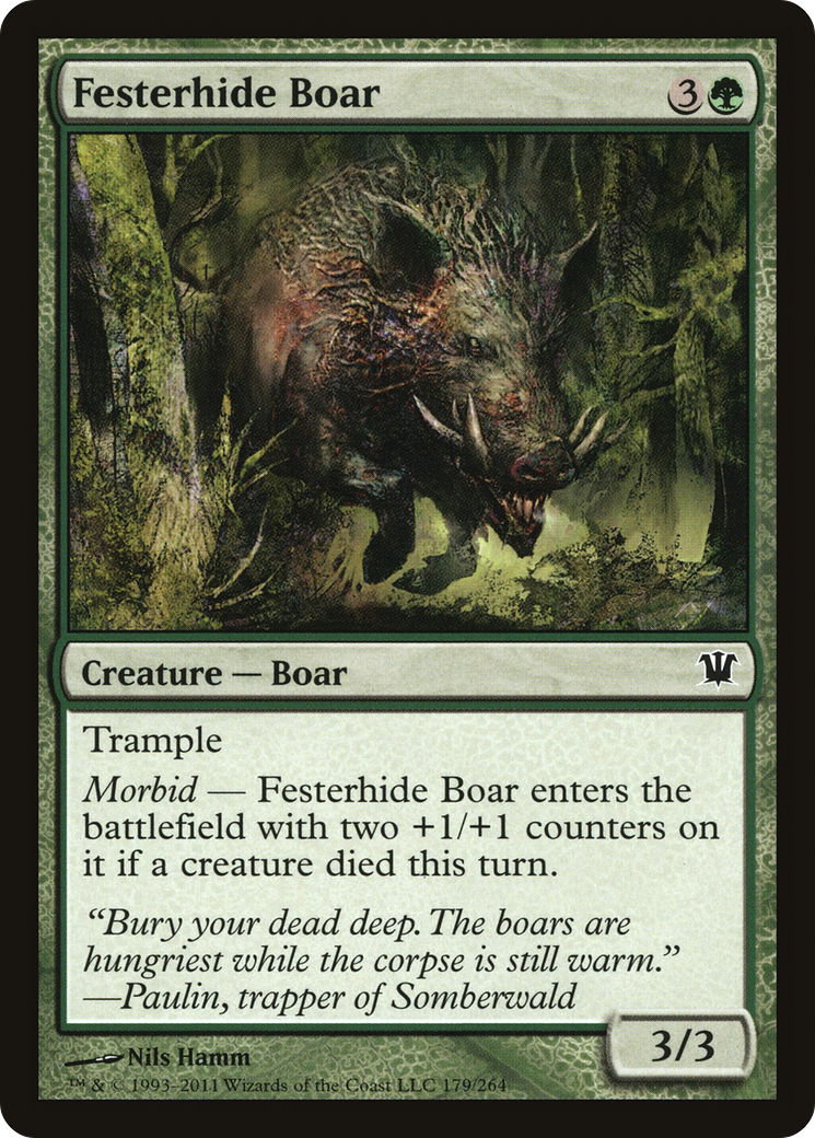 Festerhide Boar (179) - Innistrad