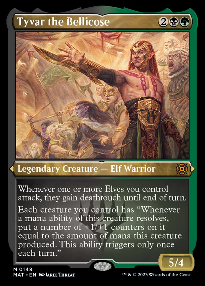 Tyvar the Bellicose (148) Etched - March of the Machine: The Aftermath