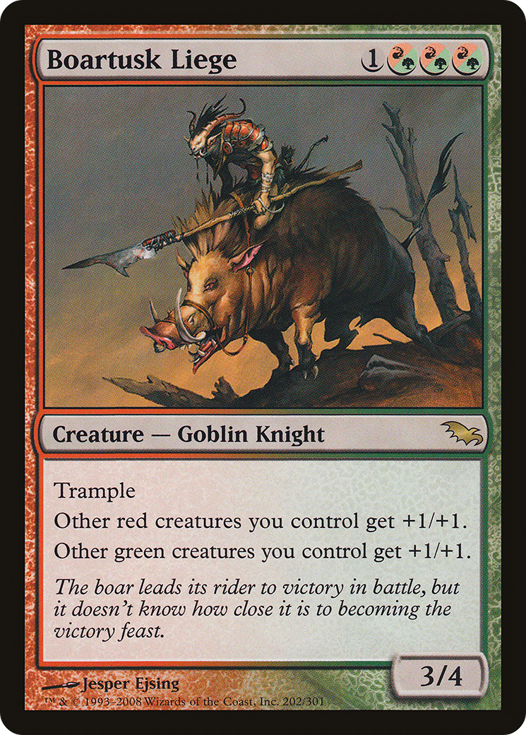 Boartusk Liege (202) - Shadowmoor