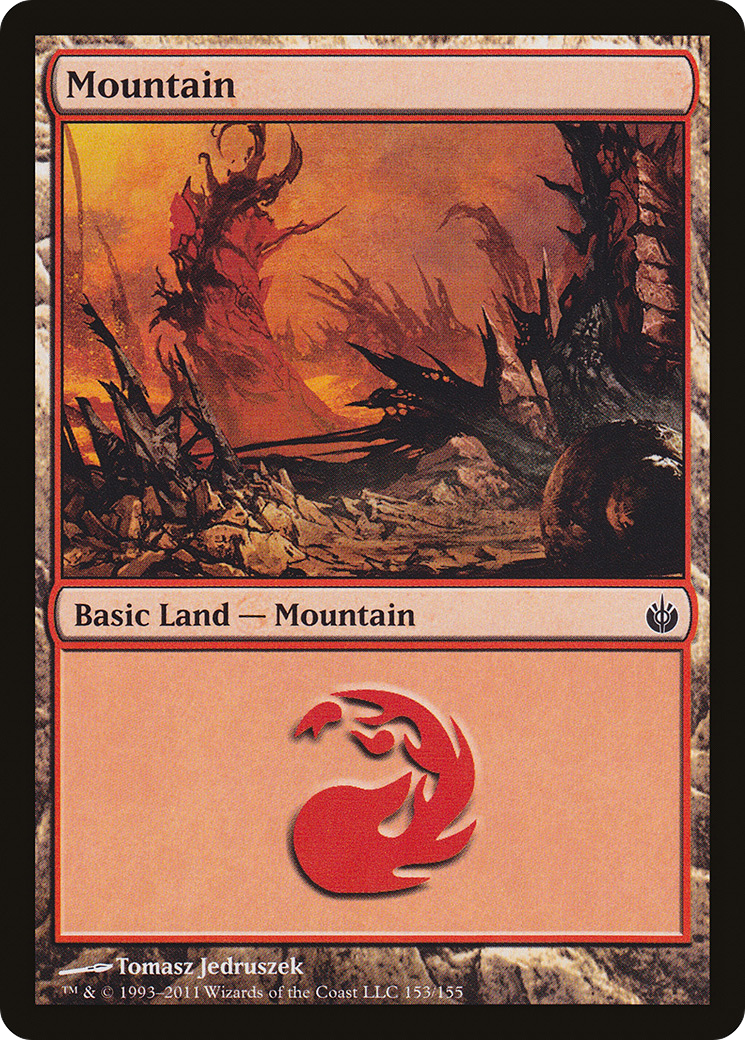 Mountain (153) - Mirrodin Besieged