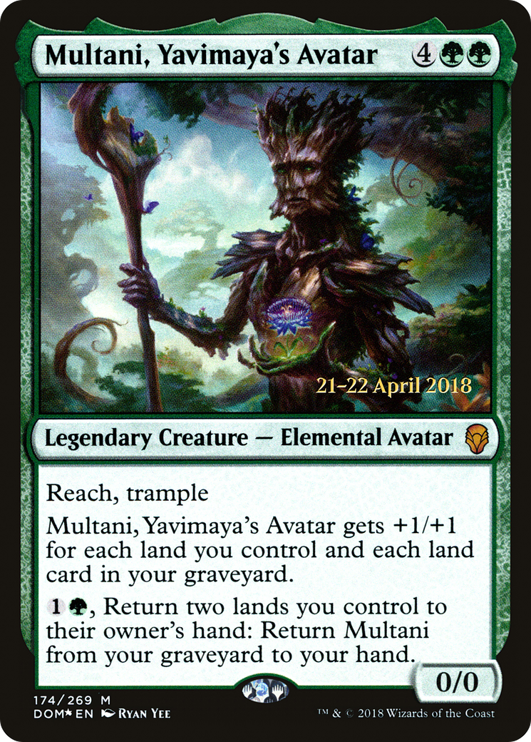 Multani, Yavimaya's Avatar (174s) Foil - Dominaria Promos
