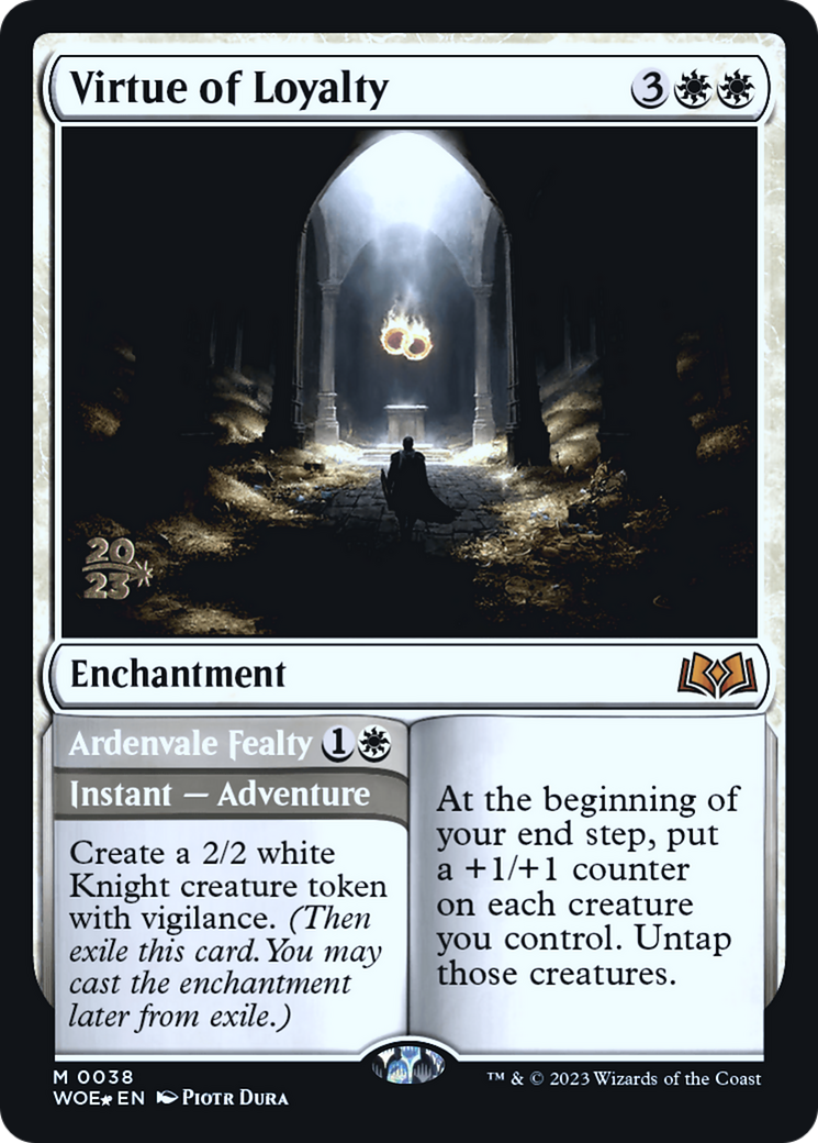 Virtue of Loyalty (038) Foil - Wilds of Eldraine Promos
