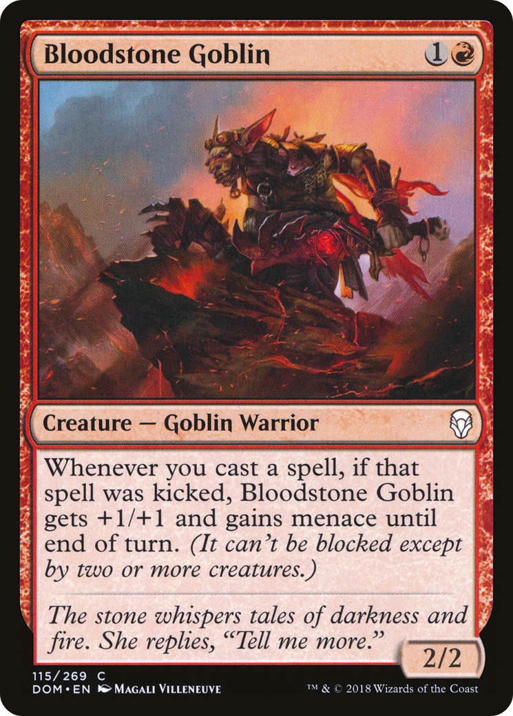 Bloodstone Goblin (115) - Dominaria