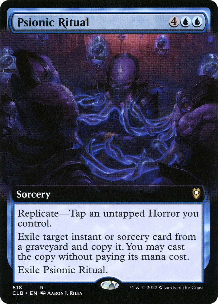Psionic Ritual (Extended Art) (618) - Commander Legends: Battle for Baldur's Gate