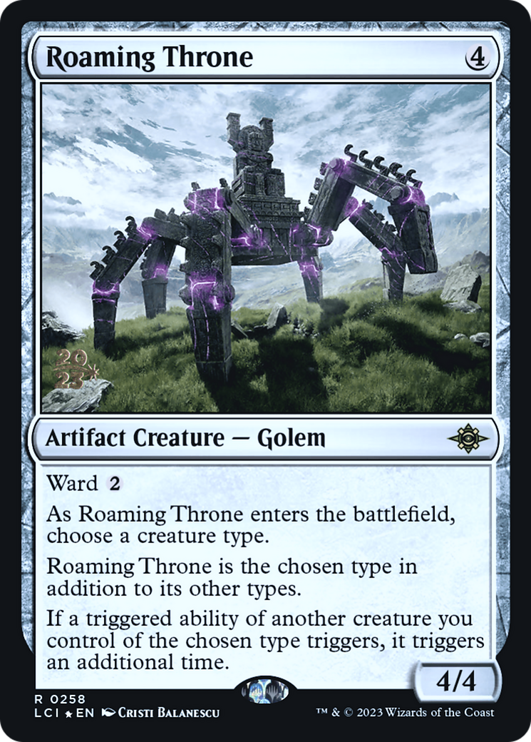 Roaming Throne (258) Foil - The Lost Caverns of Ixalan Promos