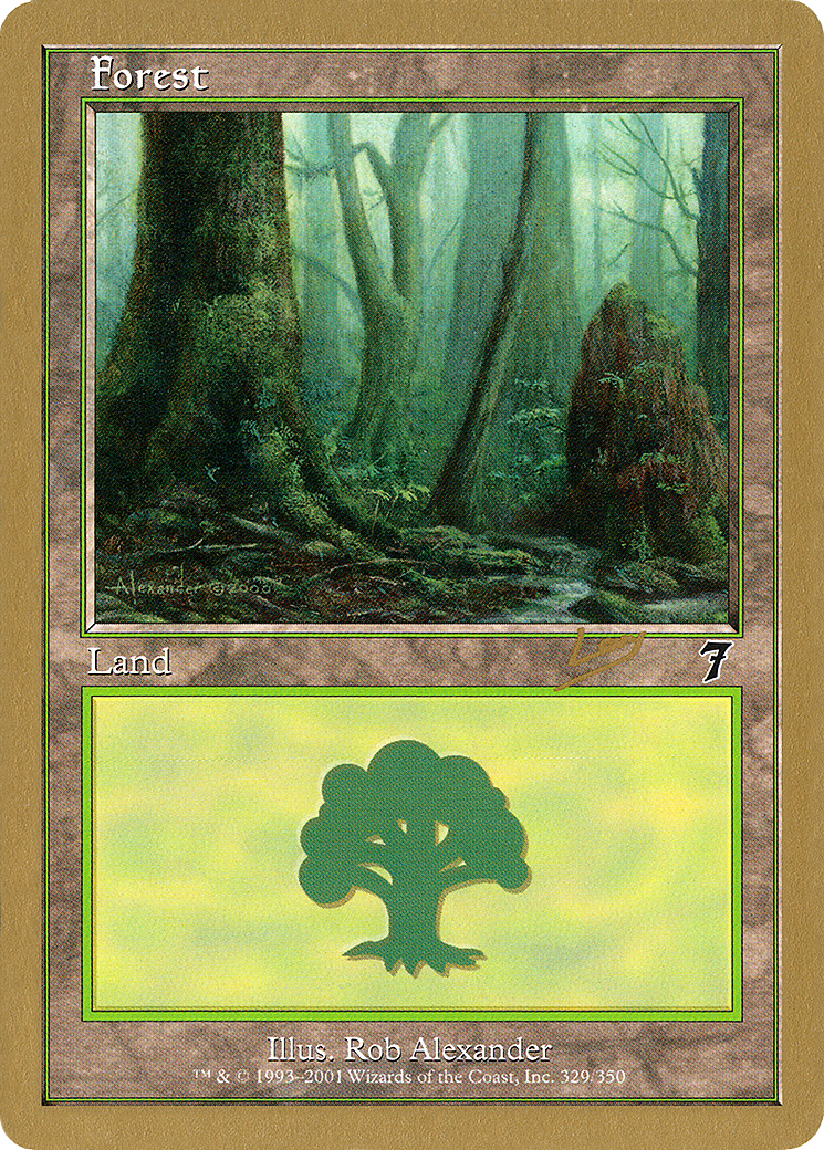 Forest (Retro) (rl329) - World Championship Decks 2002