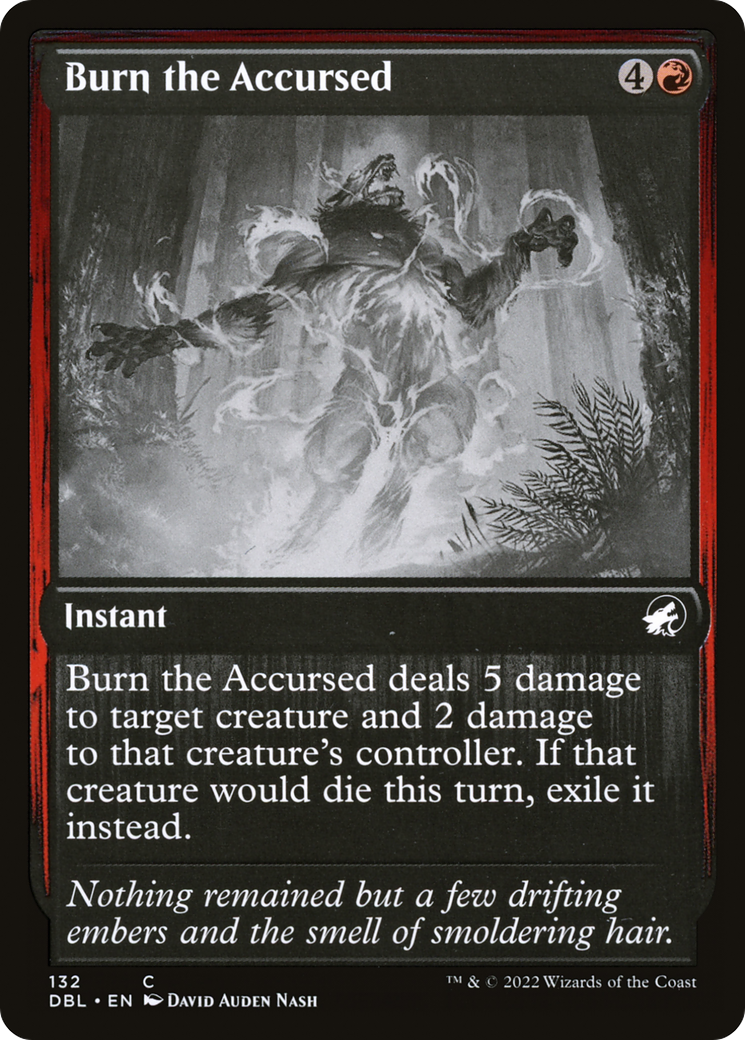 Burn the Accursed (132) Foil - Innistrad: Double Feature