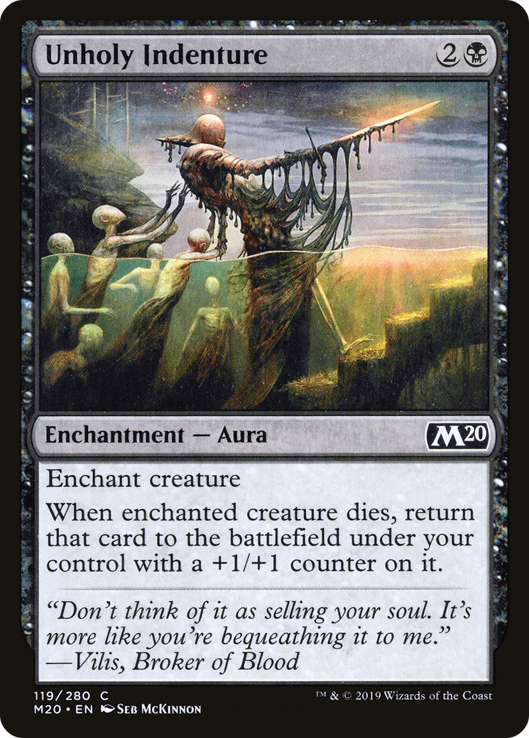 Unholy Indenture (119) Foil - Core Set 2020