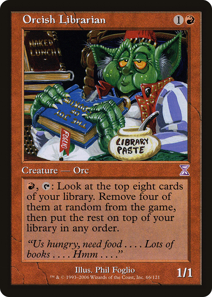 Orcish Librarian (Retro) (066) Foil - Time Spiral Timeshifted