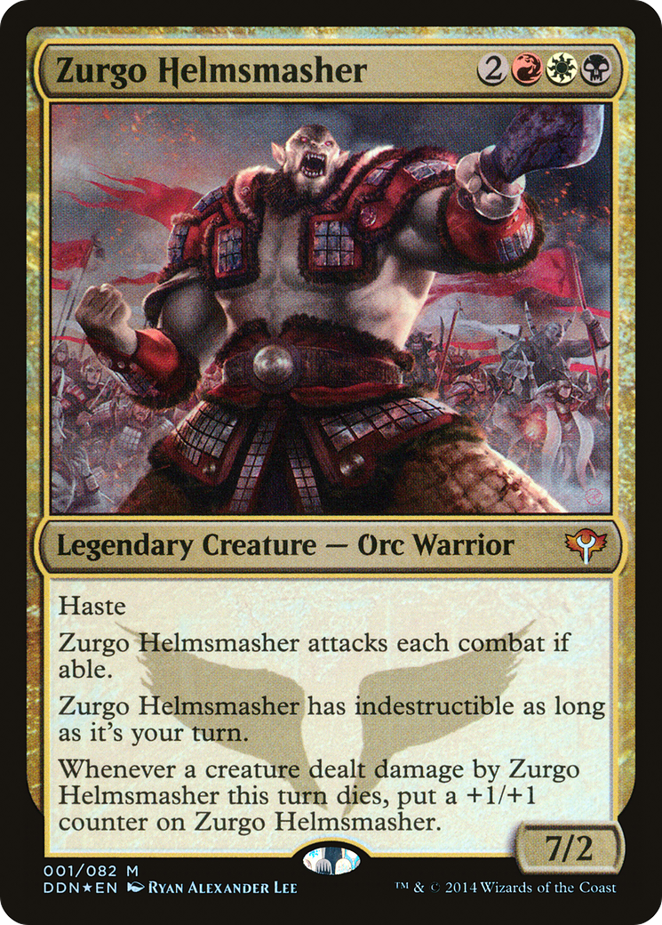 Zurgo Helmsmasher (001) Foil - Duel Decks: Speed vs. Cunning