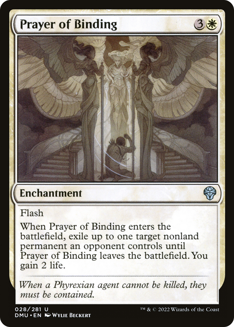 Prayer of Binding (028) Foil - Dominaria United