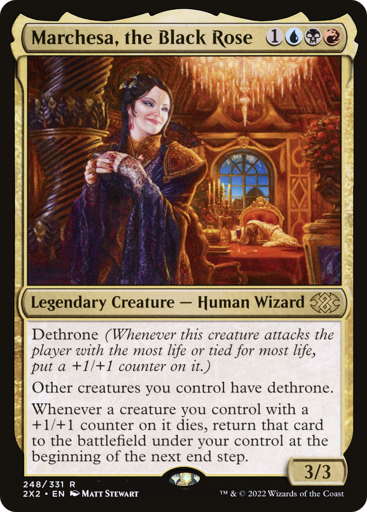 Marchesa, the Black Rose (248) Foil - Double Masters 2022