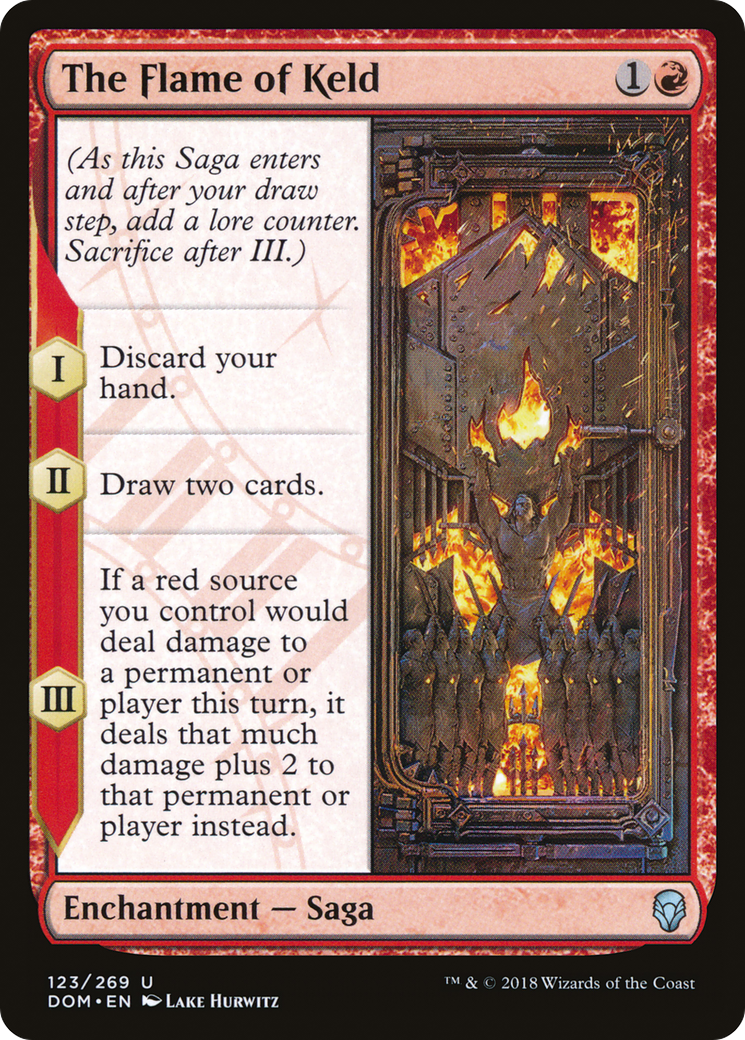 The Flame of Keld (123) Foil - Dominaria