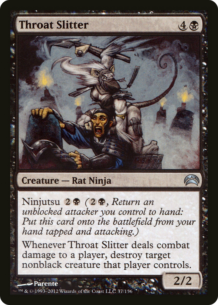 Throat Slitter (037) Foil - Planechase 2012