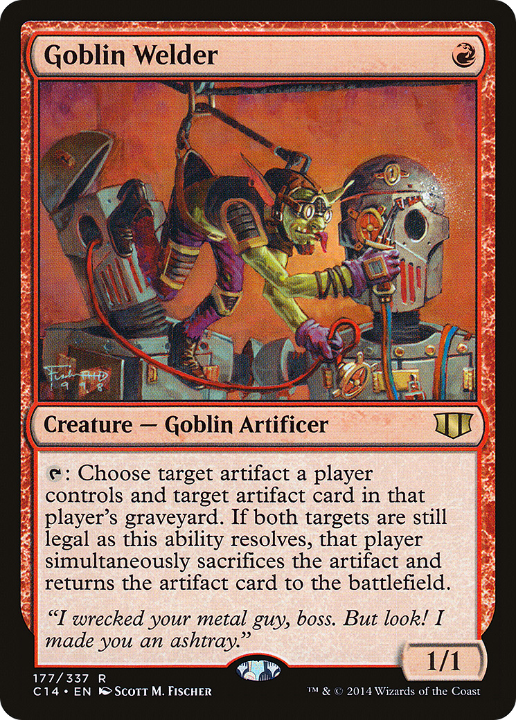 Goblin Welder (177) - Commander 2014