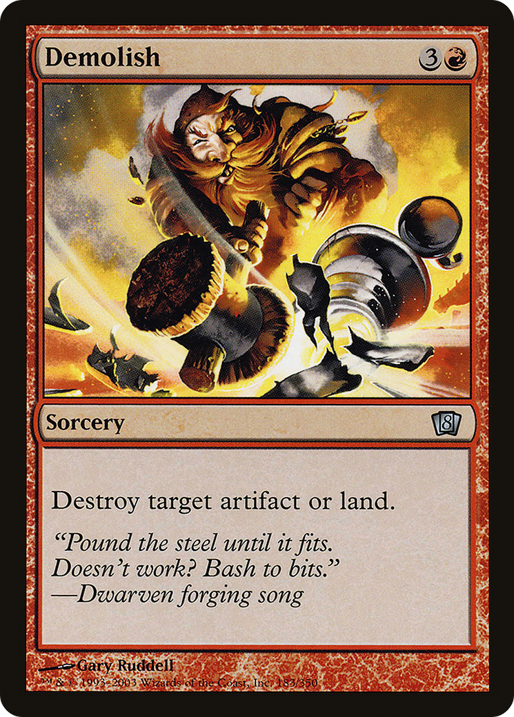 Demolish (183) Foil - Eighth Edition