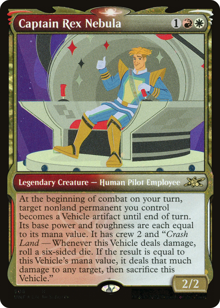 Captain Rex Nebula (Showcase) (508) Foil - Unfinity