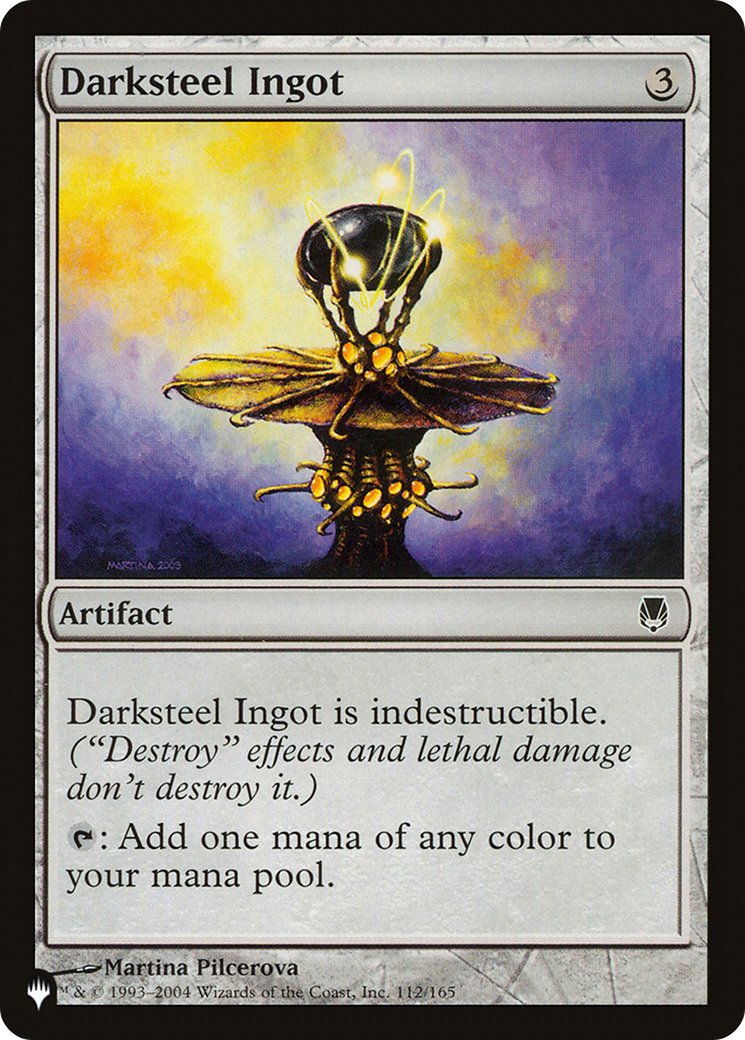 Darksteel Ingot (DST-112) - The List