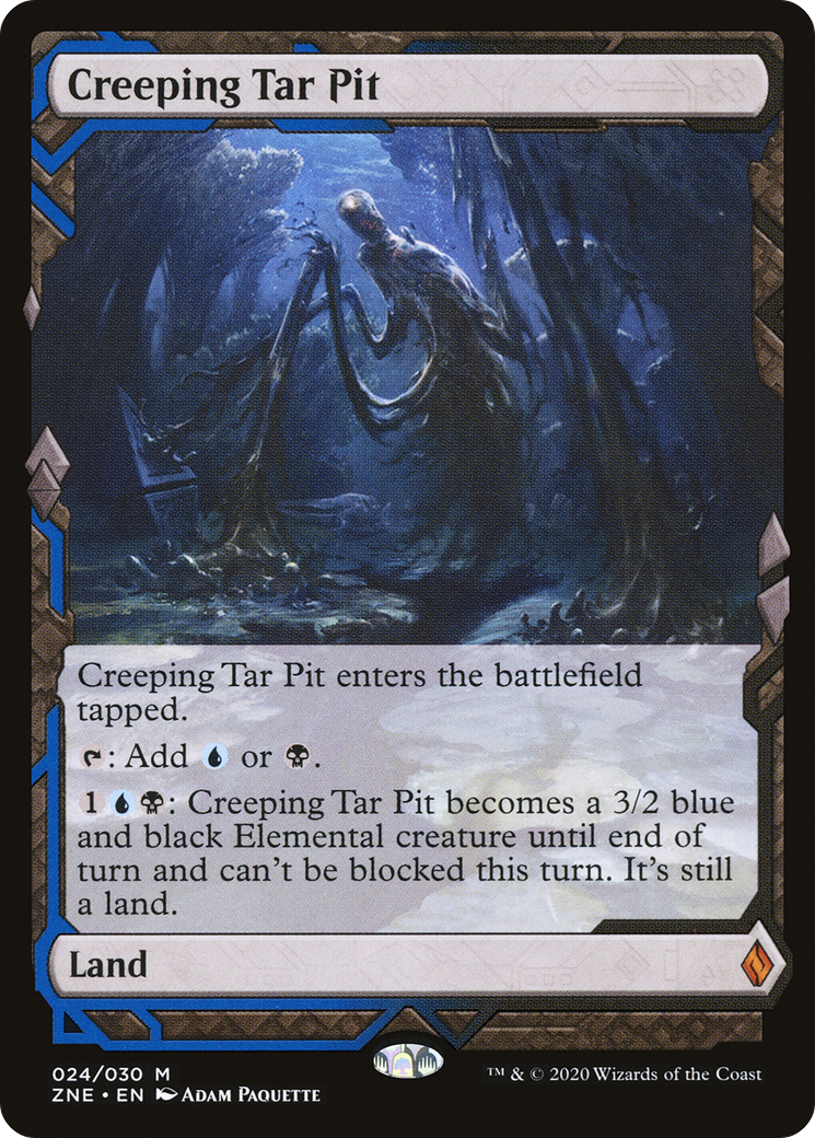Creeping Tar Pit (024) - Zendikar Rising Expeditions