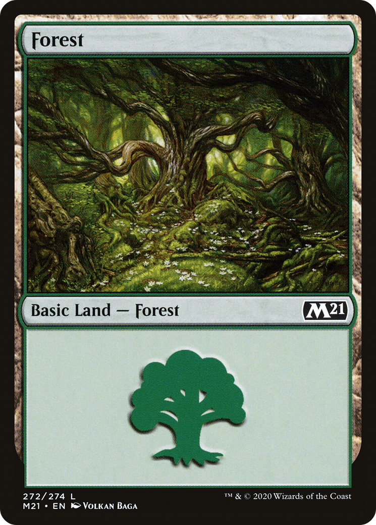Forest (272) Foil - Core Set 2021