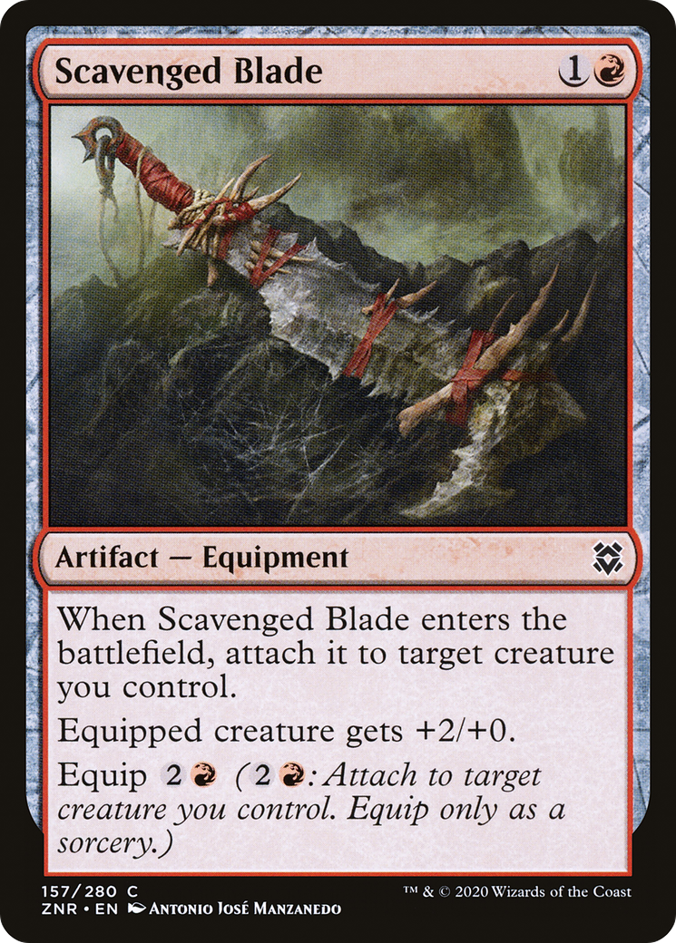 Scavenged Blade (157) Foil - Zendikar Rising