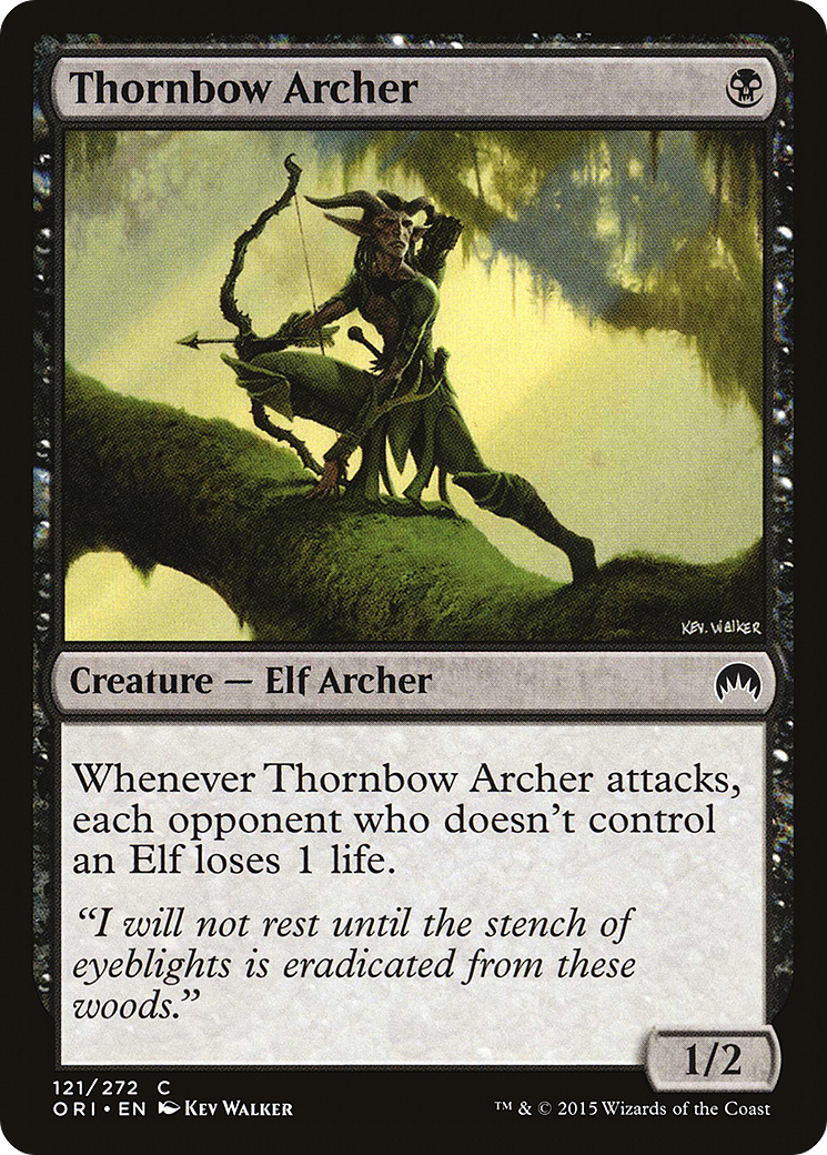 Thornbow Archer (121) Foil - Magic Origins