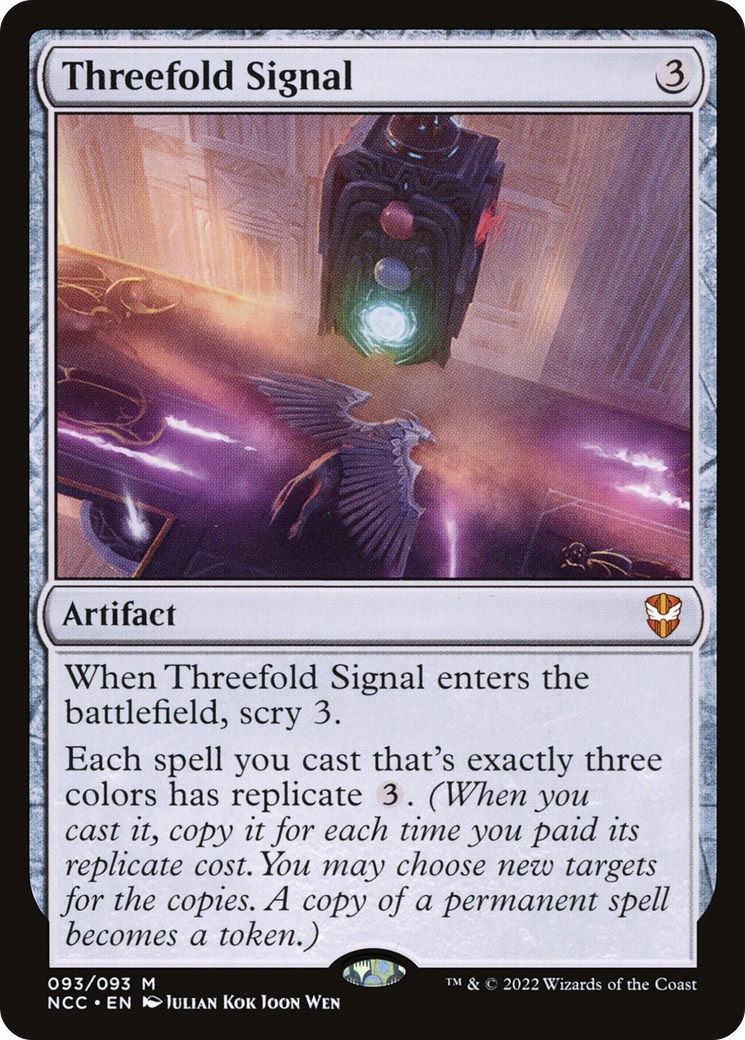 Threefold Signal (093) - New Capenna Commander
