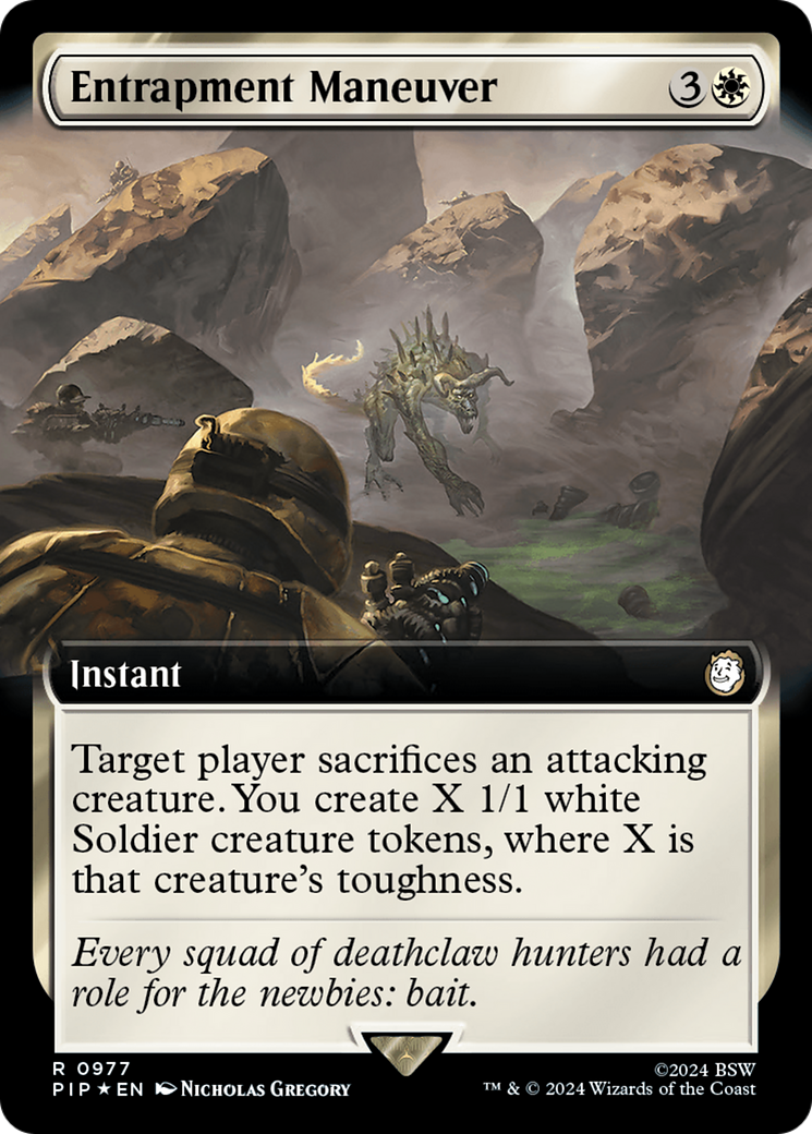 Entrapment Maneuver (Extended Art) (Surge Foil) (Extended Art) (977) Foil - Fallout