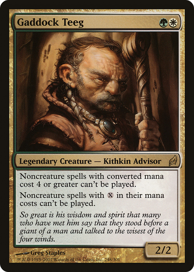 Gaddock Teeg (248) Foil - Lorwyn