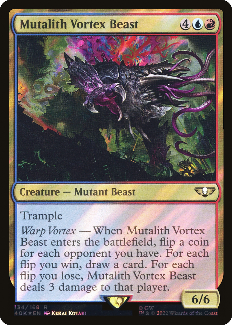 Mutalith Vortex Beast (134) Surge Foil - Warhammer 40,000 Commander
