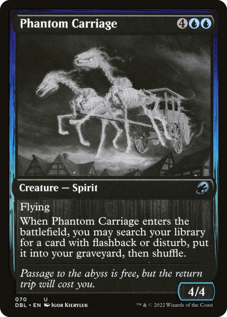 Phantom Carriage (070) Foil - Innistrad: Double Feature