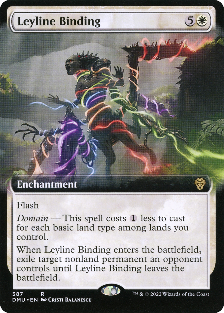 Leyline Binding (Extended Art) (387) - Dominaria United