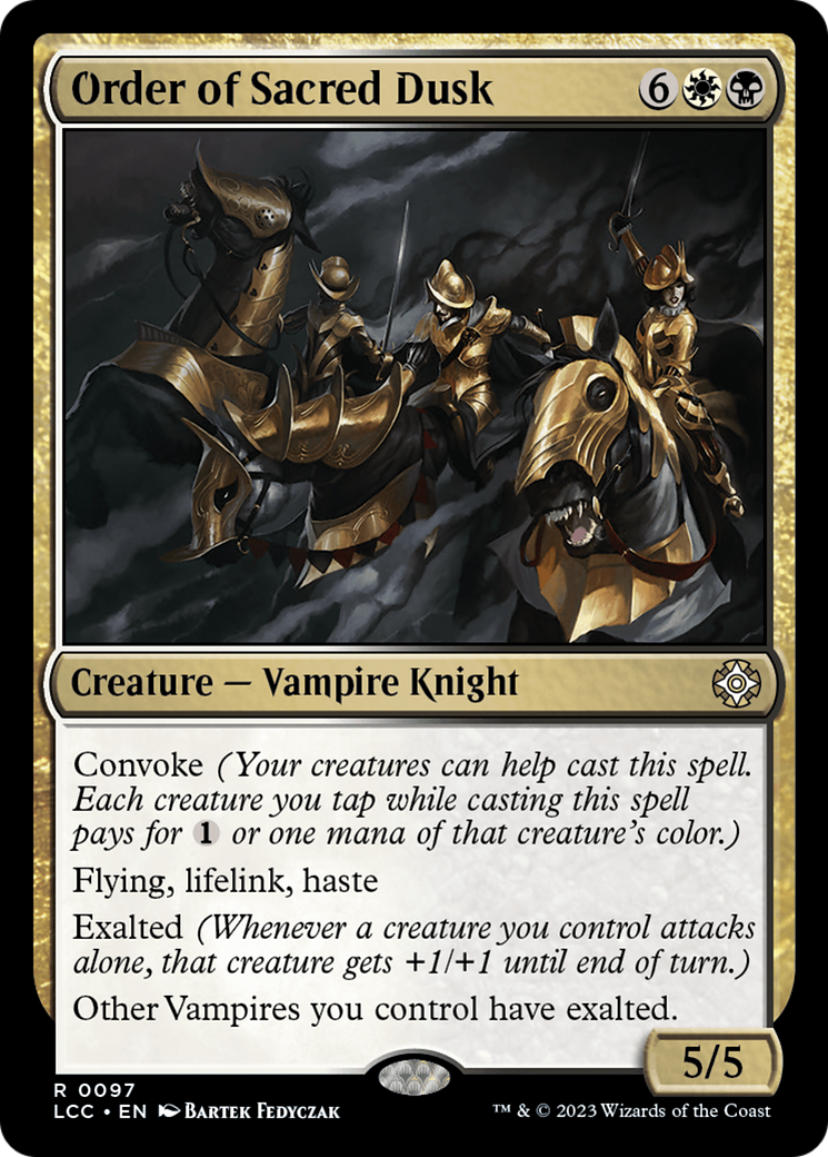 Order of Sacred Dusk (097) - The Lost Caverns of Ixalan Commander