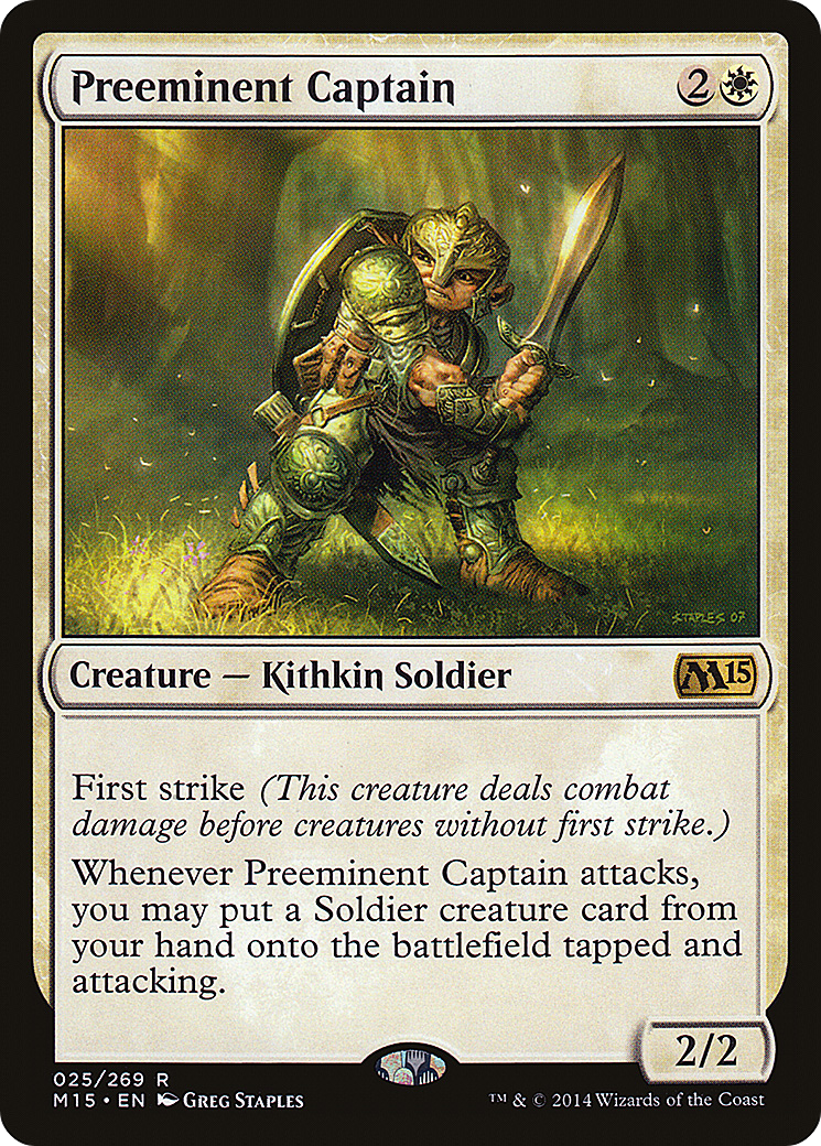 Preeminent Captain (025) Foil - Magic 2015