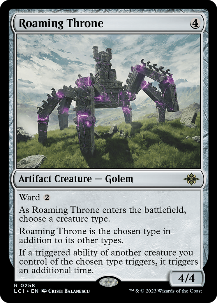 Roaming Throne (258) Foil - The Lost Caverns of Ixalan