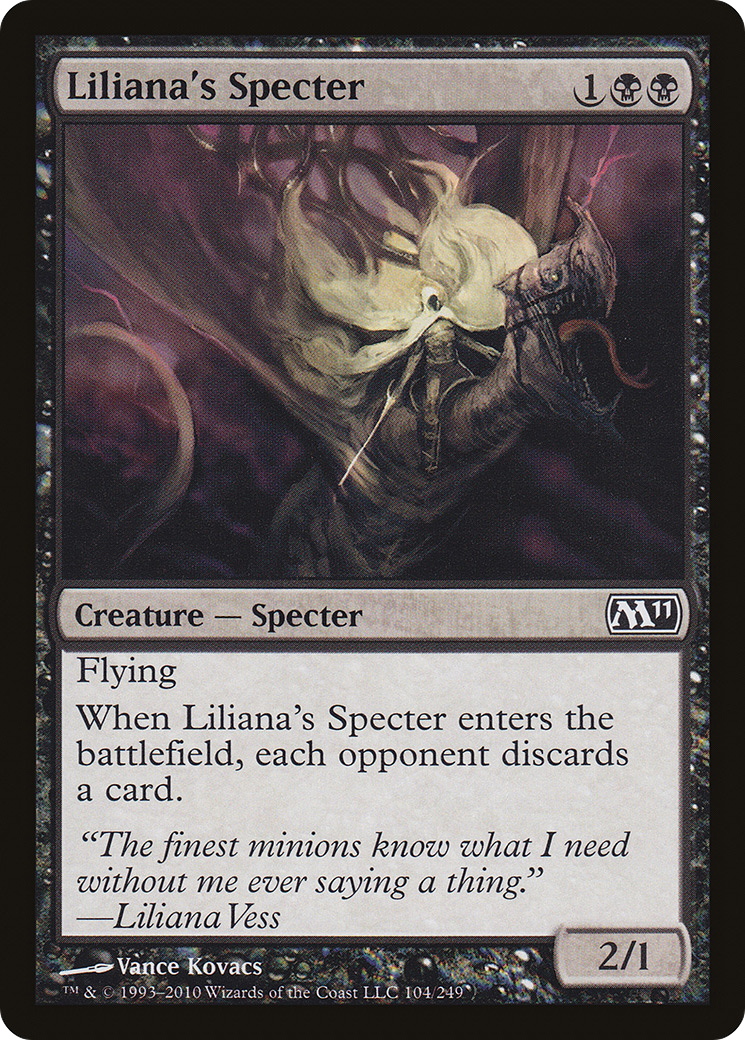 Liliana's Specter (104) Foil - Magic 2011