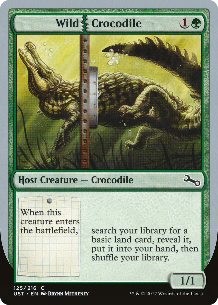 Wild Crocodile (125) Foil - Unstable