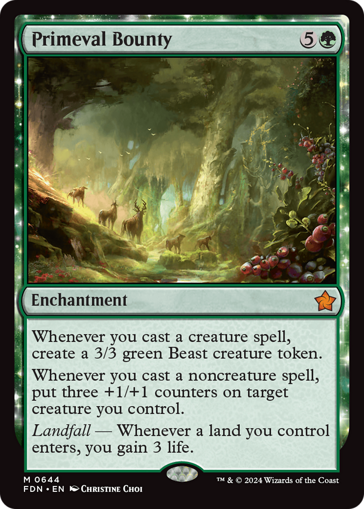 Primeval Bounty (644) - Foundations