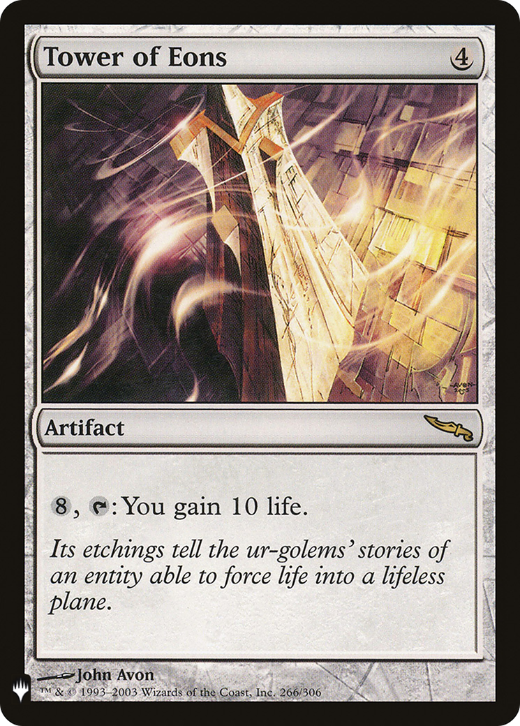 Tower of Eons (MRD-266) - The List