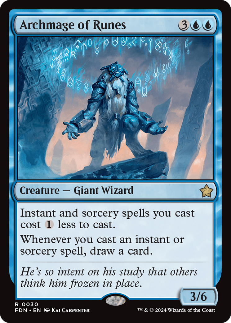 Archmage of Runes (030) Foil - Foundations