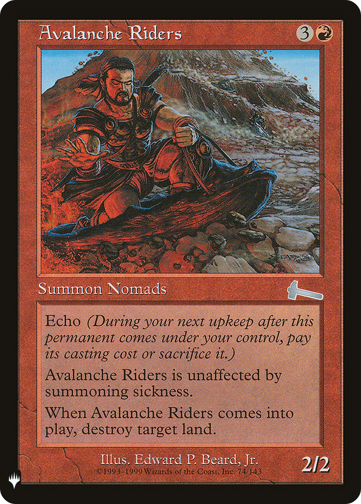 Avalanche Riders (Retro) (ULG-74) - The List