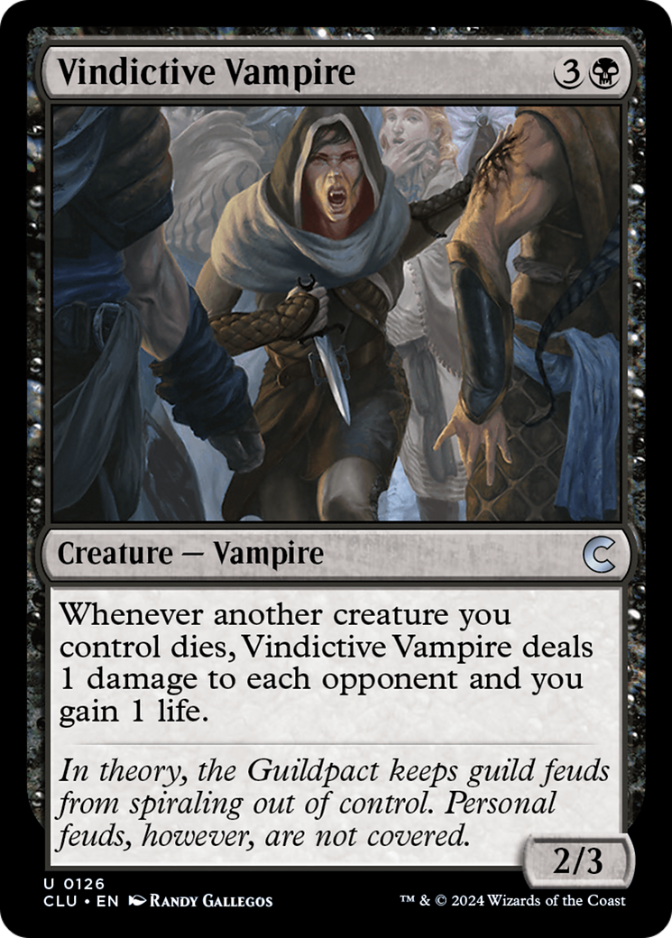 Vindictive Vampire (126) - Ravnica: Clue Edition