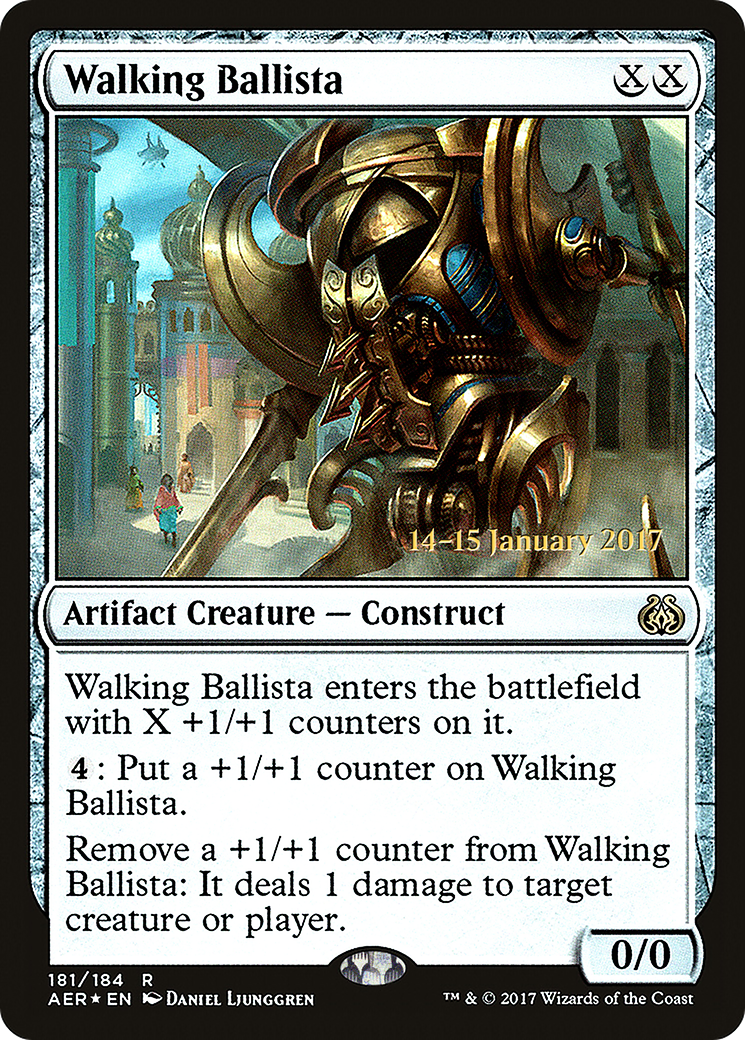 Walking Ballista (181) Foil - Aether Revolt Promos