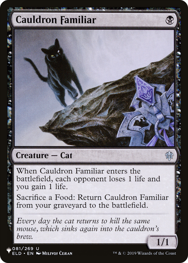 Cauldron Familiar (ELD-81) - The List