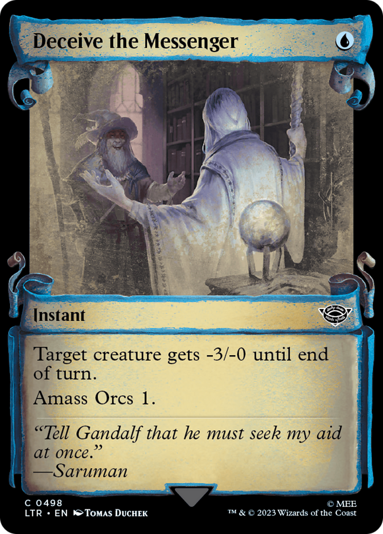 Deceive the Messenger (Showcase) (498) Foil - The Lord of the Rings: Tales of Middle-earth