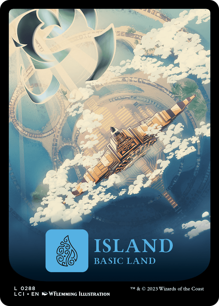 Island (288) Foil - The Lost Caverns of Ixalan