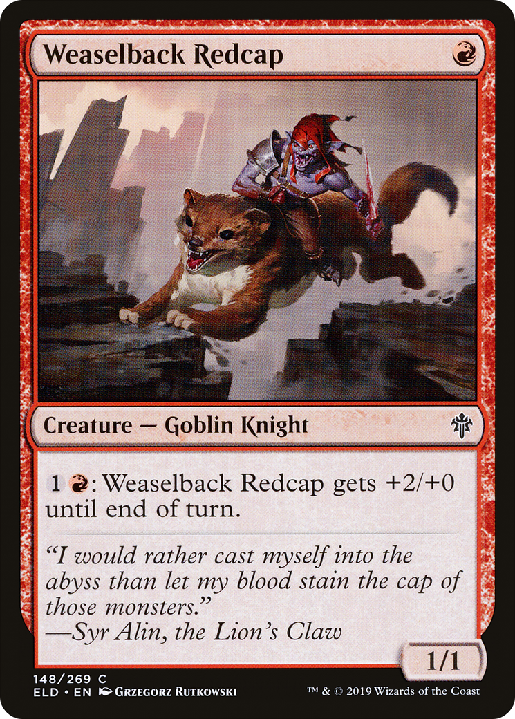 Weaselback Redcap (148) - Throne of Eldraine